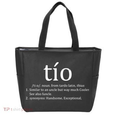 Uncle Tio Definition Uncle For Funny Spanish Tote Bag
