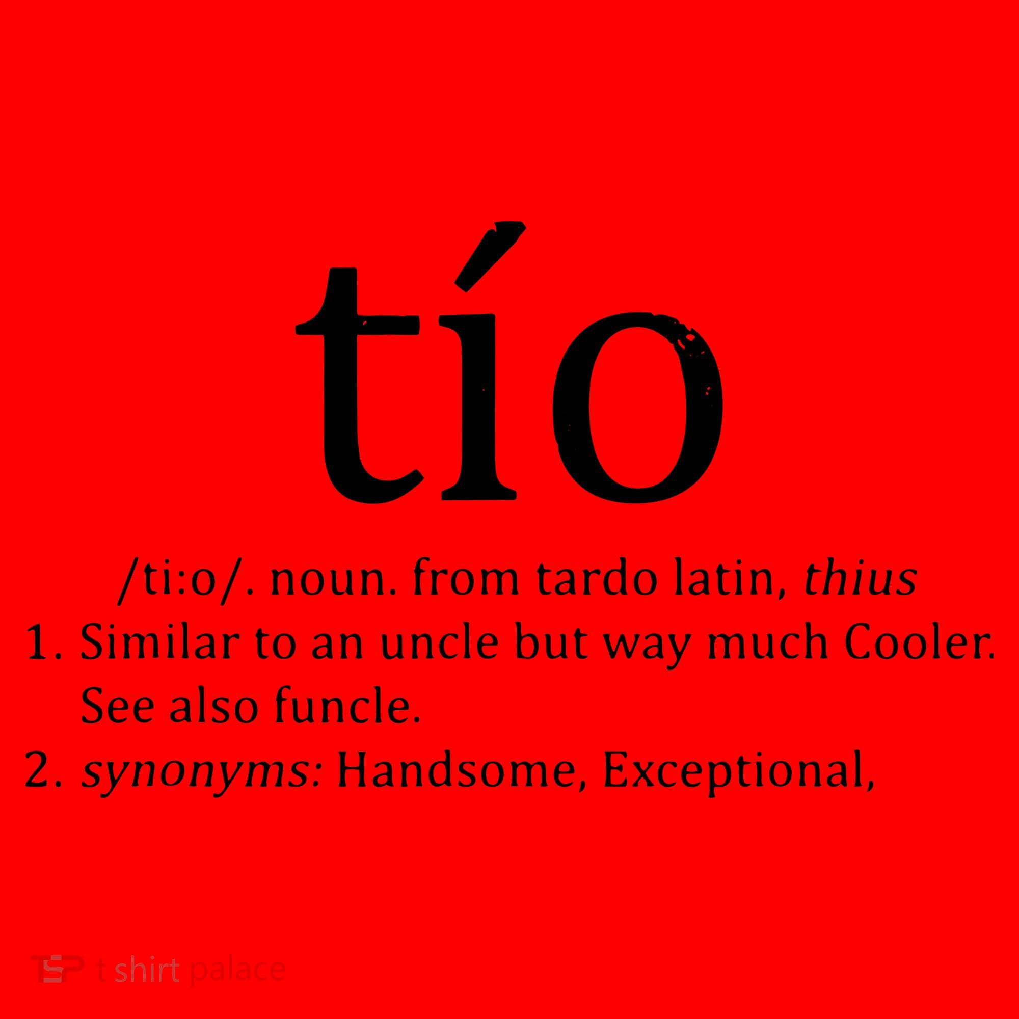 Uncle Tio Definition Uncle For Funny Spanish Santa Hat
