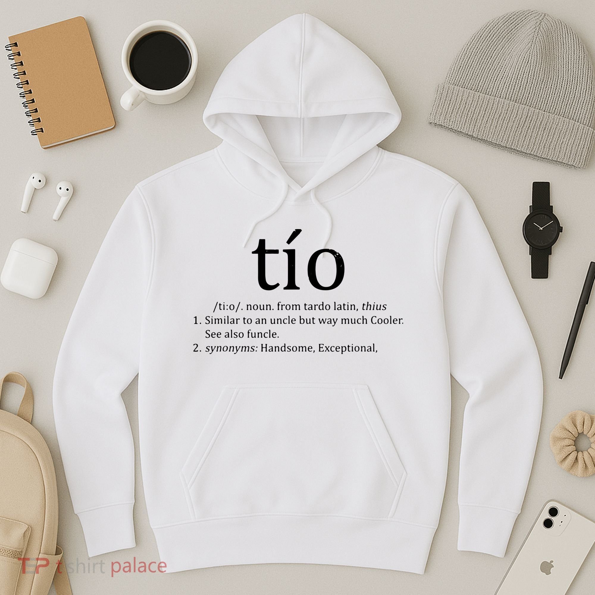 Uncle Tio Definition Uncle For Funny Spanish Hoodie