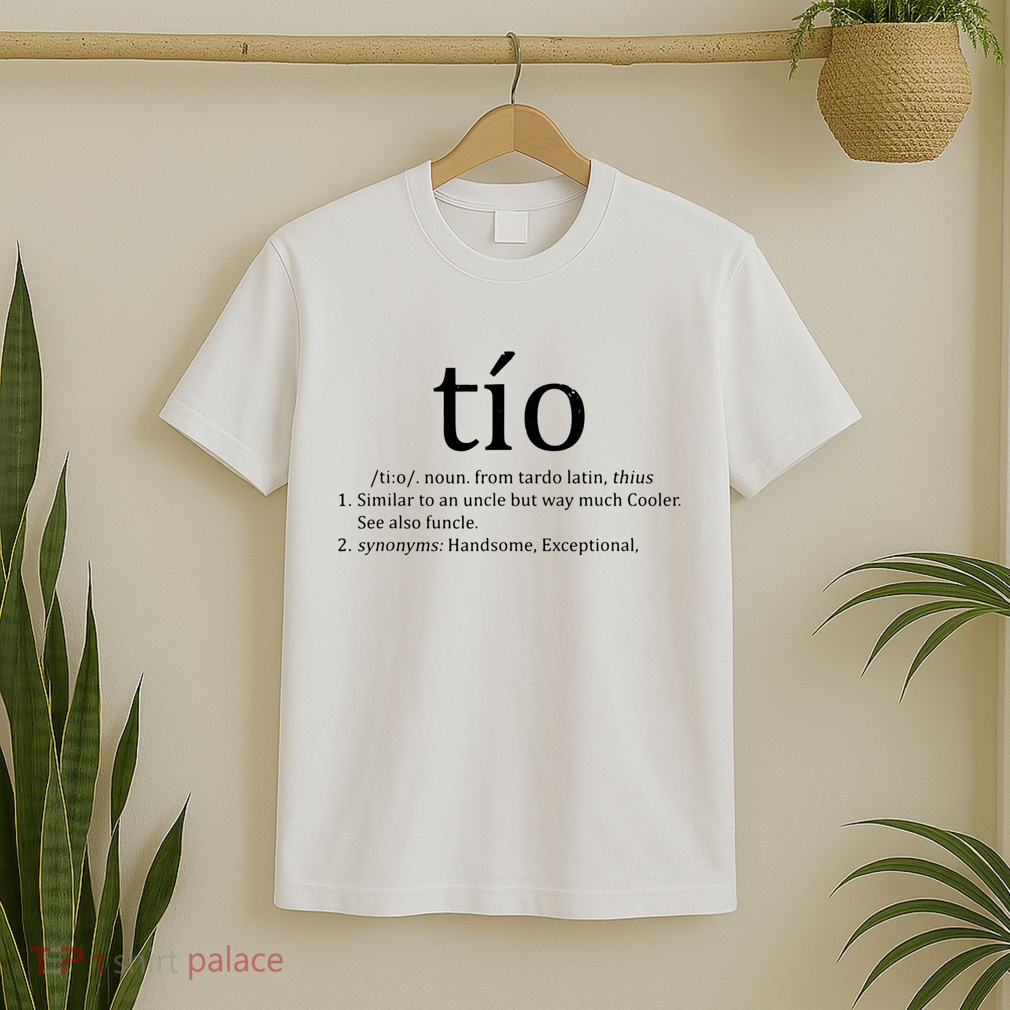 Uncle Tio Definition Uncle For Funny Spanish T-Shirt
