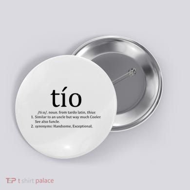 Uncle Tio Definition Uncle For Funny Spanish Button