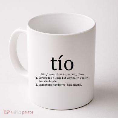 Uncle Tio Definition Uncle For Funny Spanish Coffee Mug