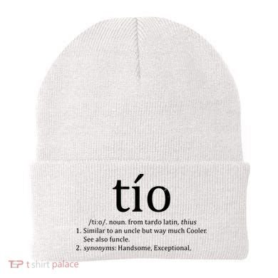 Uncle Tio Definition Uncle For Funny Spanish Beanie