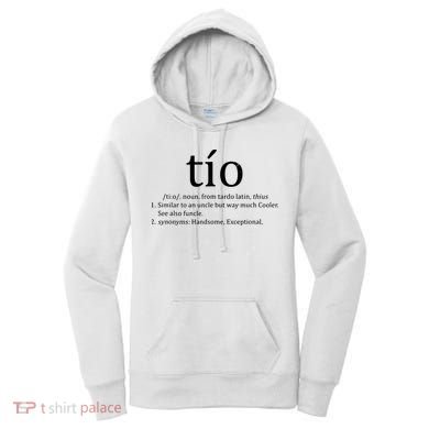 Uncle Tio Definition Uncle For Funny Spanish Women's Hoodie