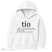Uncle Tio Definition Uncle For Funny Spanish Kids Hoodie thumb 0