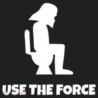 Use The Force Funny Pooping Women's Sweatshirt thumb 2