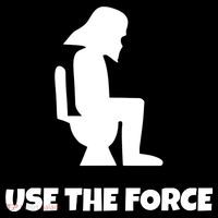 Use The Force Funny Pooping Bucket Hat thumb 4