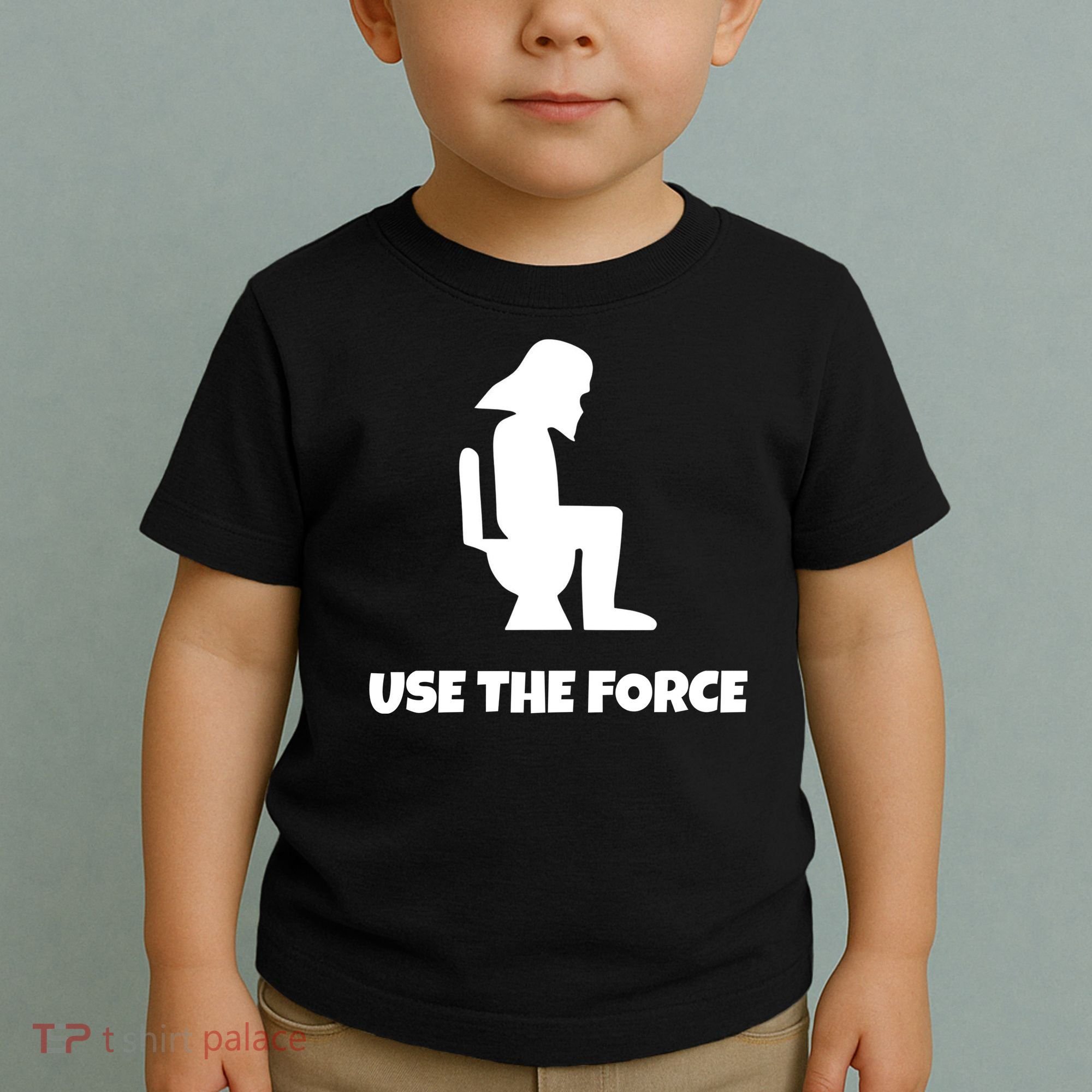 Use The Force Funny Pooping Toddler T-Shirt