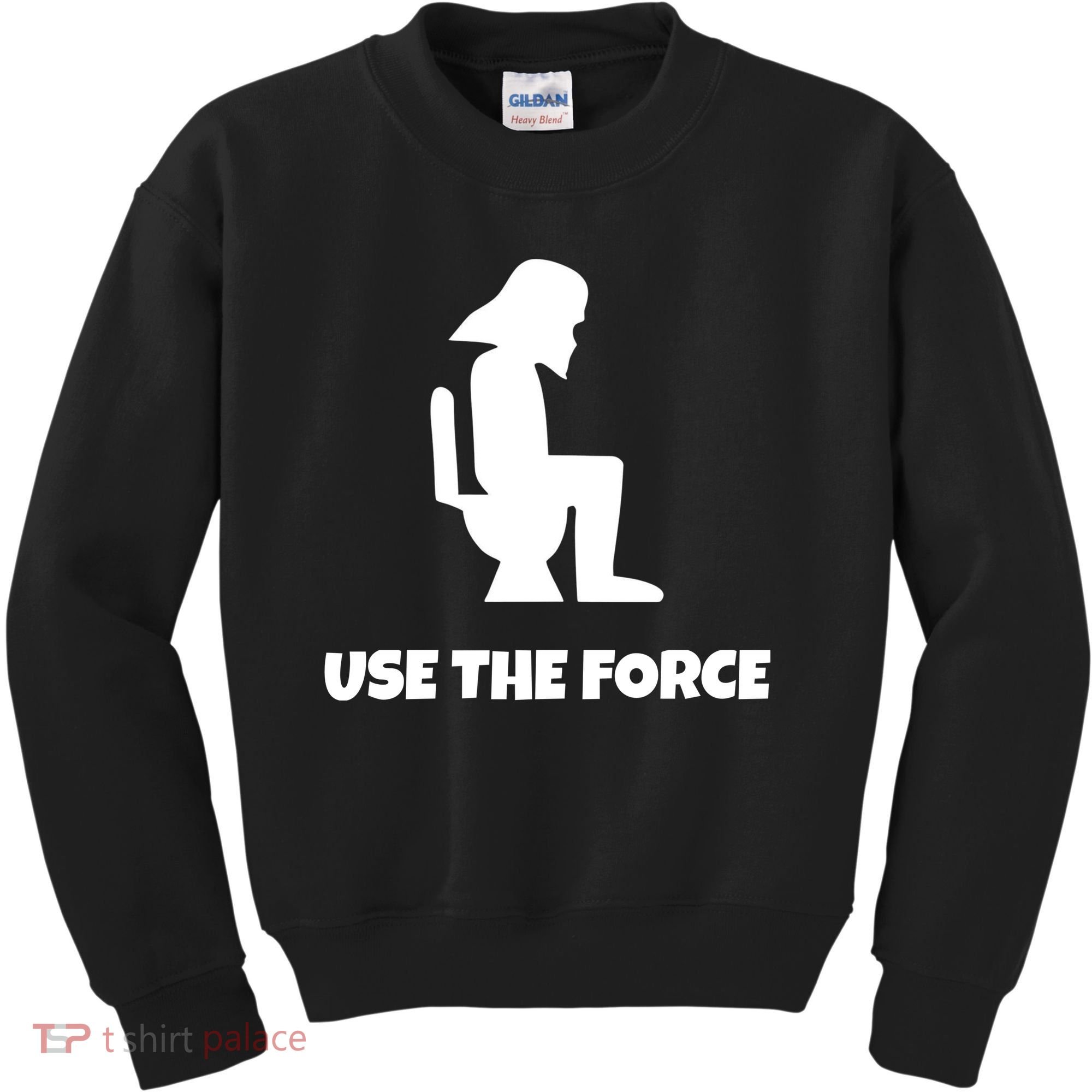 Use The Force Funny Pooping Kids Sweatshirt