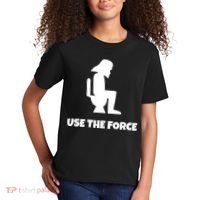 Use The Force Funny Pooping Kids T-Shirt thumb 2
