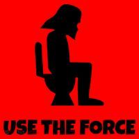 Use The Force Funny Pooping Santa Hat thumb 1