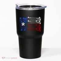 USA Texas Fishing Rods Flag Tumbler thumb 0