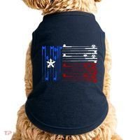 USA Texas Fishing Rods Flag Doggie Tank thumb 0