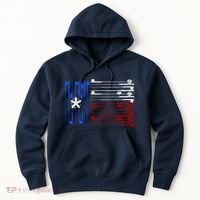 USA Texas Fishing Rods Flag Hoodie thumb 0