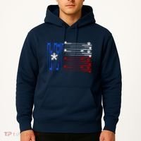 USA Texas Fishing Rods Flag Hoodie thumb 2