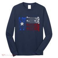 USA Texas Fishing Rods Flag Long Sleeve Shirt thumb 0