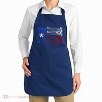 USA Texas Fishing Rods Flag Apron thumb 2