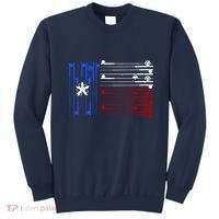 USA Texas Fishing Rods Flag Sweatshirt thumb 0