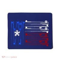 USA Texas Fishing Rods Flag Mousepad thumb 0