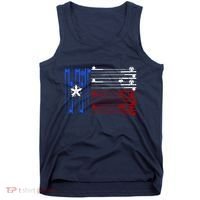 USA Texas Fishing Rods Flag Tank Top thumb 0