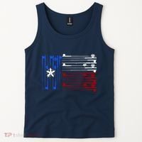 USA Texas Fishing Rods Flag Tank Top thumb 2