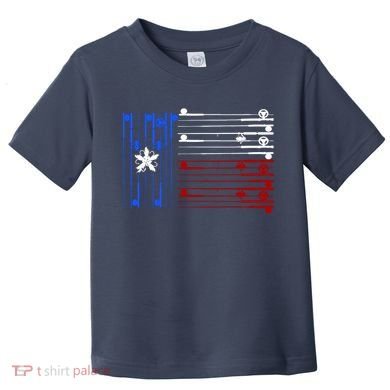 USA Texas Fishing Rods Flag Toddler T-Shirt