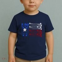USA Texas Fishing Rods Flag Toddler T-Shirt thumb 2