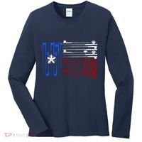 USA Texas Fishing Rods Flag Women's Long Sleeve Shirt thumb 0
