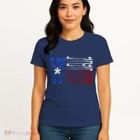 USA Texas Fishing Rods Flag Women's T-Shirt thumb 4