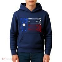 USA Texas Fishing Rods Flag Kids Hoodie thumb 4