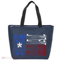 USA Texas Fishing Rods Flag Tote Bag thumb 0
