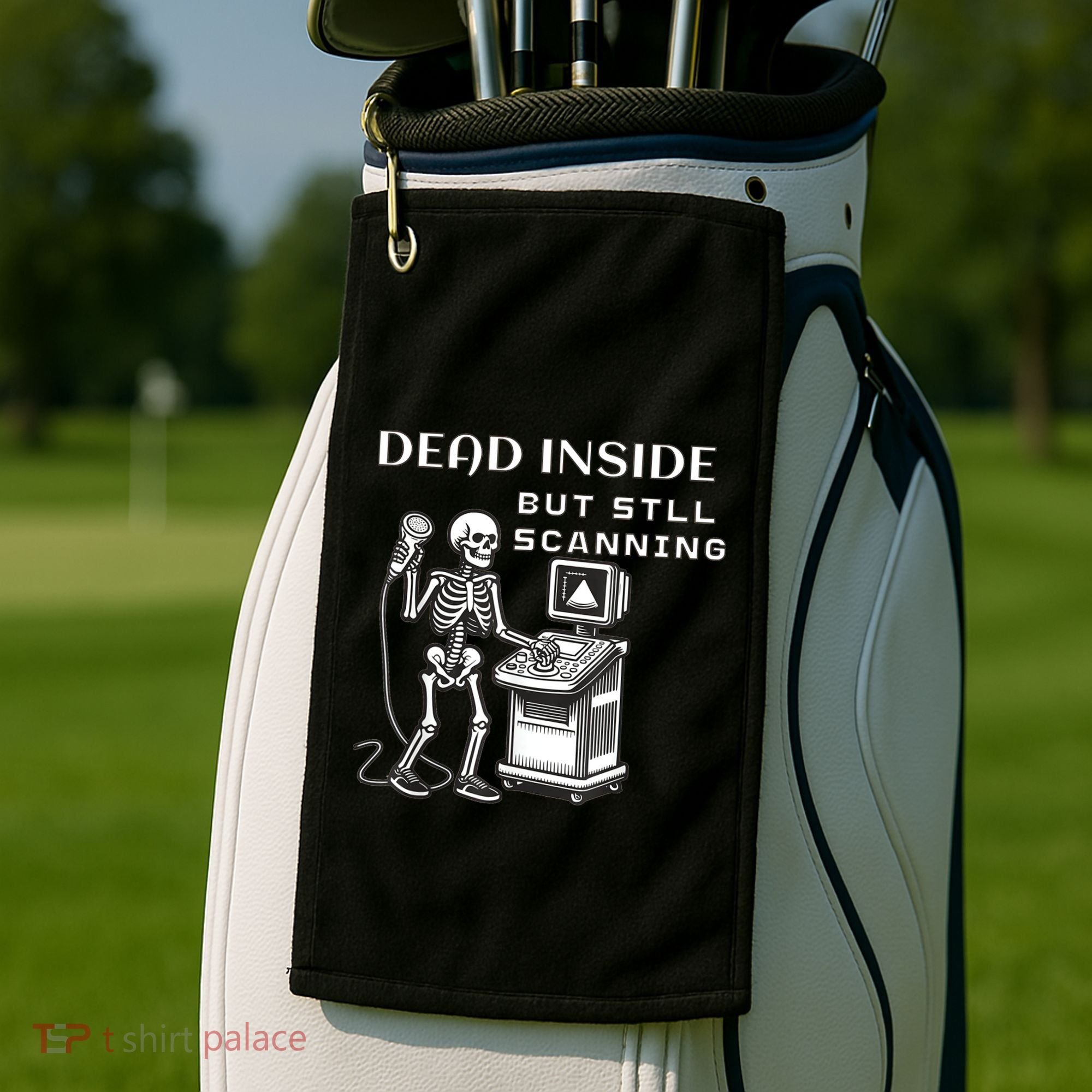 Ultrasound Tech Graduate Cardiac Sonographer Echo Vascular Golf Towel