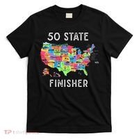 USA Travel Gift Visit 50 States Map T-Shirt thumb 0