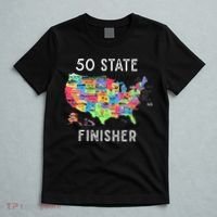 USA Travel Gift Visit 50 States Map T-Shirt thumb 5