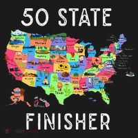 USA Travel Gift Visit 50 States Map T-Shirt thumb 7