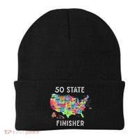 USA Travel Gift Visit 50 States Map Beanie thumb 0