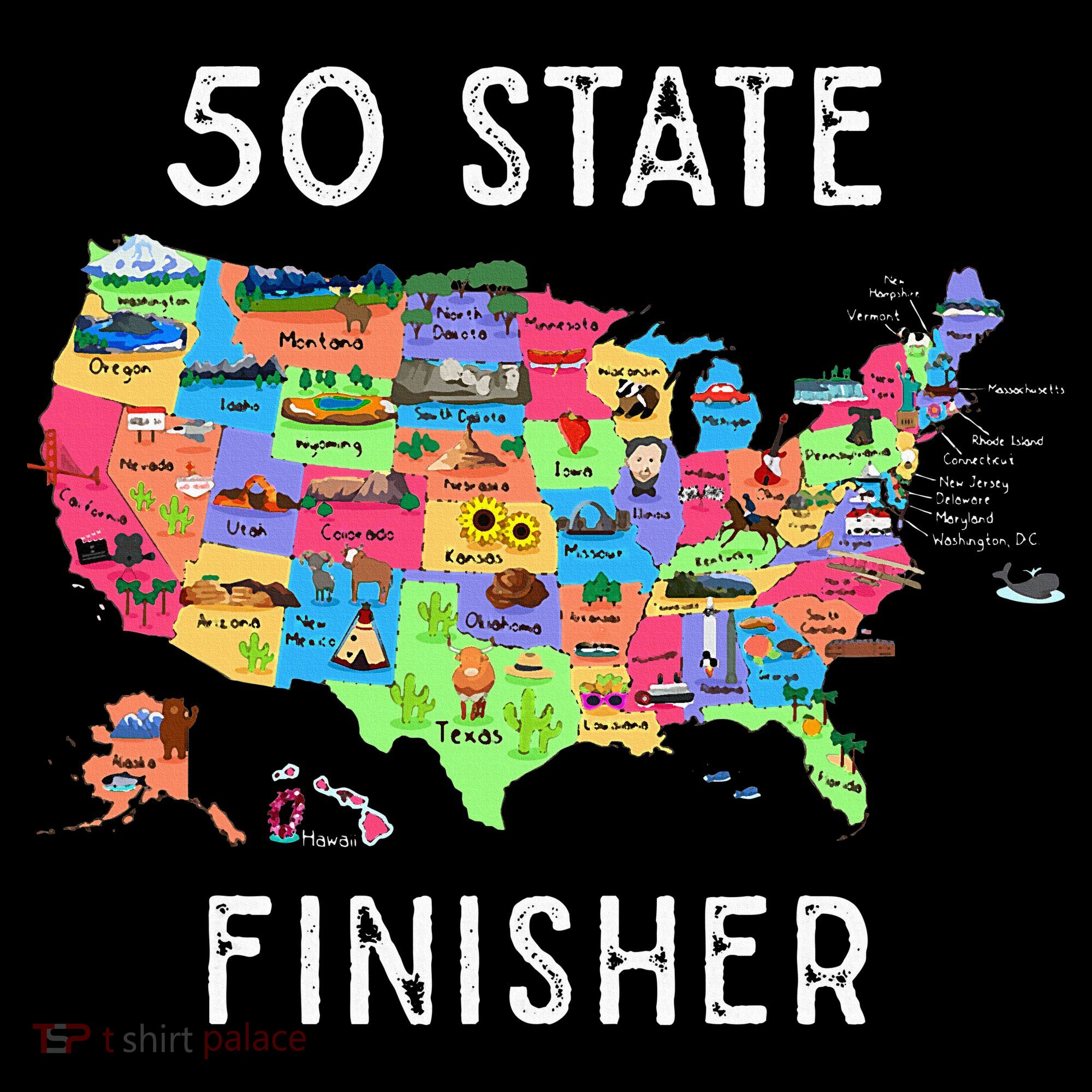 USA Travel Gift Visit 50 States Map Women's Hoodie