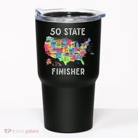 USA Travel Gift Visit 50 States Map Tumbler thumb 0