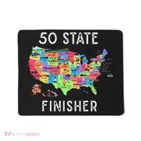 USA Travel Gift Visit 50 States Map Mousepad thumb 0