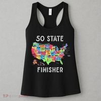 USA Travel Gift Visit 50 States Map Women's Tank Top thumb 3