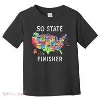 USA Travel Gift Visit 50 States Map Toddler T-Shirt thumb 0