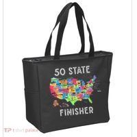 USA Travel Gift Visit 50 States Map Tote Bag thumb 2