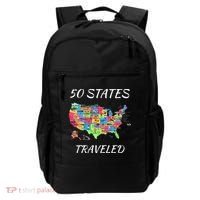 USA Travel Gift Visit 50 States Map Backpack thumb 0