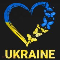 Ukraine Tee Heart Butterfly I Stand With Ukraine Flag Cool Gift Doggie Tank thumb 4