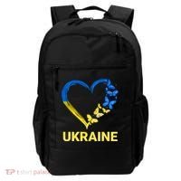 Ukraine Tee Heart Butterfly I Stand With Ukraine Flag Cool Gift Backpack thumb 0