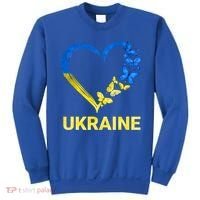 Ukraine Tee Heart Butterfly I Stand With Ukraine Flag Cool Gift Sweatshirt thumb 0