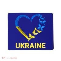 Ukraine Tee Heart Butterfly I Stand With Ukraine Flag Cool Gift Mousepad thumb 0