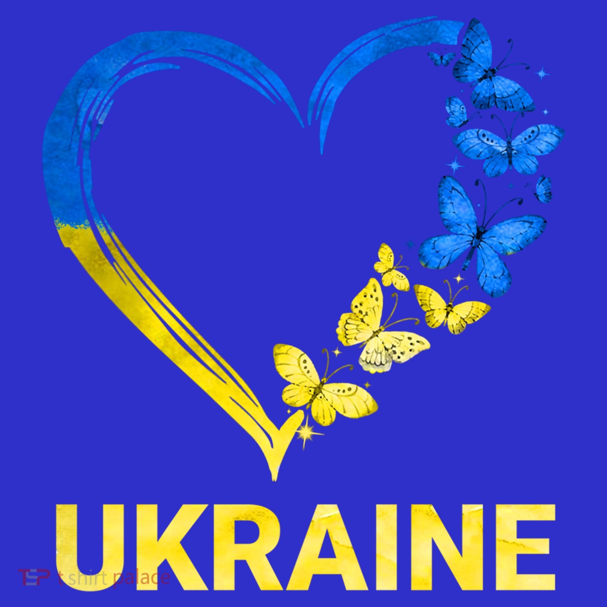 Ukraine Tee Heart Butterfly I Stand With Ukraine Flag Cool Gift Women's Tank Top