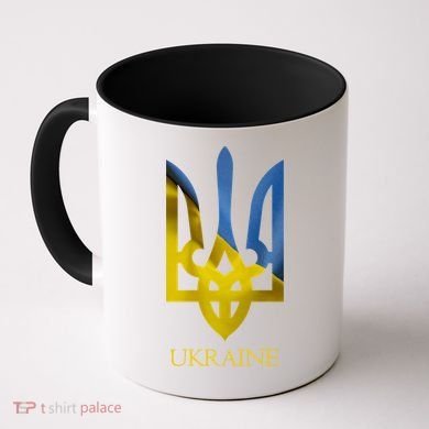Ukraine Trident I Stand With Ukrainian Pride Support Coffee Mug