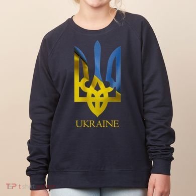 Ukraine Trident I Stand With Ukrainian Pride Support Women's Sweatshirt